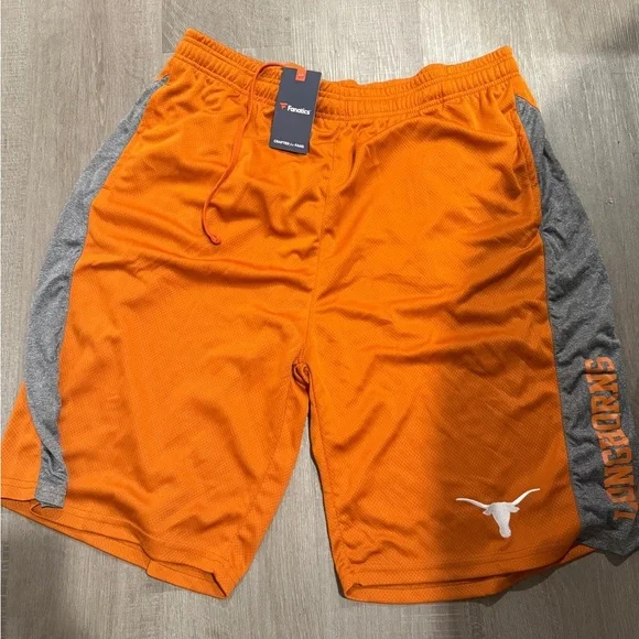 Fanatics Orange and Gray Men's Athletic Shorts - Picture 6 of 9